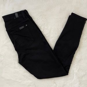 7 for all mankind b(air) black denim